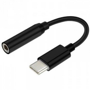 Placa de Som Externa 5.1 USB C 1xJACK 3.5MM Preto